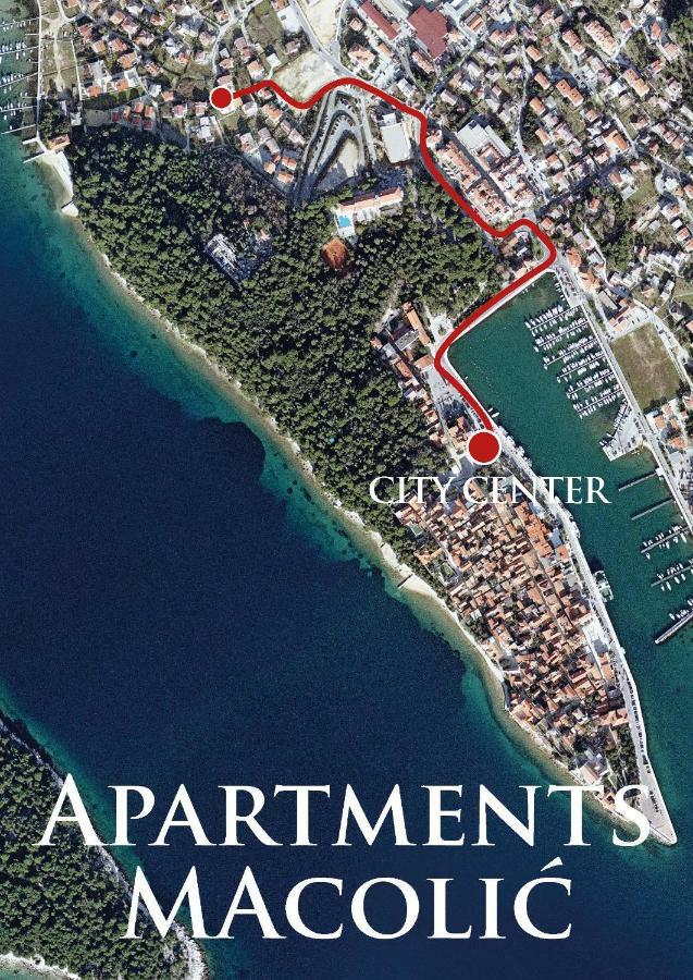 Apartments Macolic Rab Town Exteriör bild